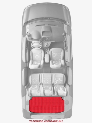 ЭВА коврики «Queen Lux» багажник для Ford Fiesta ST (Mk VI)